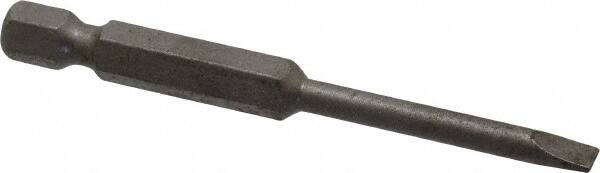 Irwin - 5/32" Slotted Screwdriver Bit - 1/4" Hex Drive, 2-3/4" OAL - Americas Industrial Supply