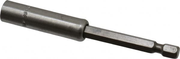 Irwin - 3/16" Slotted Screwdriver Bit - 1/4" Hex Drive, 3-3/4" OAL - Americas Industrial Supply