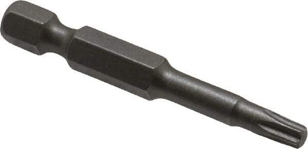 Irwin - T20 Torx Bit - 1/4" Hex Drive, 1-15/16" OAL - Americas Industrial Supply