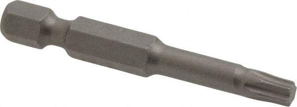 Irwin - T25 Torx Bit - 1/4" Hex Drive, 1-15/16" OAL - Americas Industrial Supply