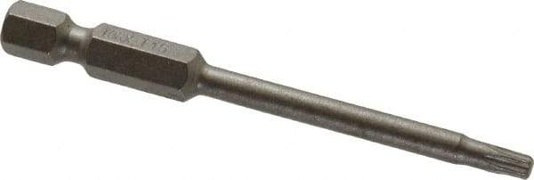 Irwin - T15 Torx Bit - 1/4" Hex Drive, 2-3/4" OAL - Americas Industrial Supply