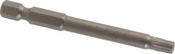 Irwin - T27 Torx Bit - 1/4" Hex Drive, 2-3/4" OAL - Americas Industrial Supply