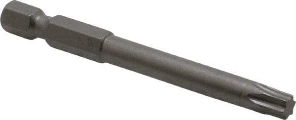 Irwin - T30 Torx Bit - 1/4" Hex Drive, 2-3/4" OAL - Americas Industrial Supply