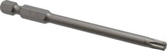 Irwin - T25 Torx Bit - 1/4" Hex Drive, 3-1/2" OAL - Americas Industrial Supply