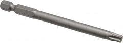 Irwin - T30 Torx Bit - 1/4" Hex Drive, 3-1/2" OAL - Americas Industrial Supply