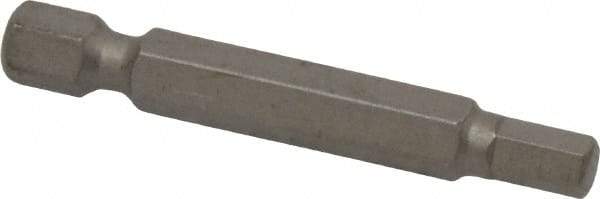 Irwin - 3/16" Hex Bit - 1/4" Hex Drive, 1-15/16" OAL - Americas Industrial Supply