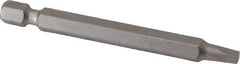 Irwin - #2" Square Size Square Recess Bit - 1/4" Hex Drive, 2-3/4" OAL - Americas Industrial Supply