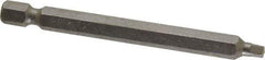 Irwin - #2" Square Size Square Recess Bit - 1/4" Hex Drive, 3" OAL - Americas Industrial Supply