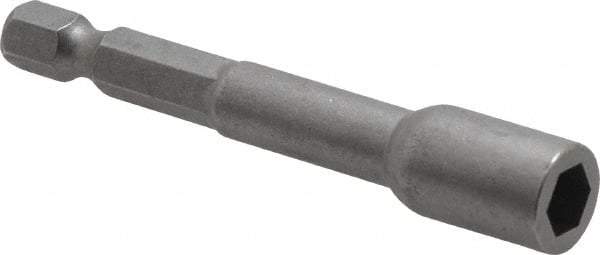 Irwin - 1/4" Nonmagnetic Nutsetter - 1/4" Hex Drive, 2-9/16" OAL - Americas Industrial Supply