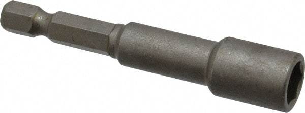 Irwin - 5/16" Nonmagnetic Nutsetter - 1/4" Hex Drive, 2-9/16" OAL - Americas Industrial Supply