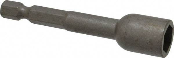 Irwin - 3/8" Nonmagnetic Nutsetter - 1/4" Hex Drive, 2-9/16" OAL - Americas Industrial Supply