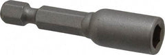 Irwin - 1/4" Magnetic Nutsetter - 1/4" Hex Drive, 1-7/8" OAL - Americas Industrial Supply