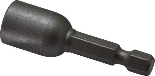 Irwin - 3/8" Magnetic Nutsetter - 1/4" Hex Drive, 1-7/8" OAL, 9/16" Socket Nose Diam - Americas Industrial Supply