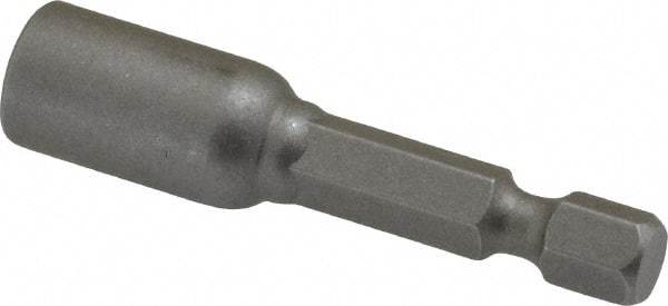 Irwin - 1/4" Magnetic Nutsetter - 1/4" Hex Drive, 1-7/8" OAL - Americas Industrial Supply