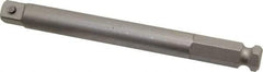 Irwin - 3/8" Square Size Hex to Square Adapter - 7/16" Hex Drive, 5" OAL - Americas Industrial Supply