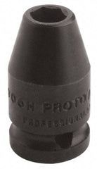 Proto - 1/4" Drive 9/32" Standard Impact Socket - 6 Points, 7/8" OAL - Americas Industrial Supply