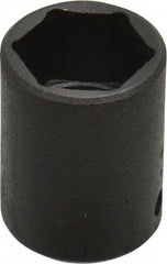 Proto - 1/4" Drive 1/2" Standard Impact Socket - 6 Points, 7/8" OAL - Americas Industrial Supply