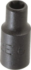 Proto - 1/4" Drive Impact Socket - 1" OAL - Americas Industrial Supply