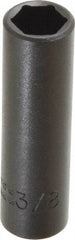 Proto - 1/4" Drive 3/8" Deep Impact Socket - 6 Points, 2" OAL - Americas Industrial Supply