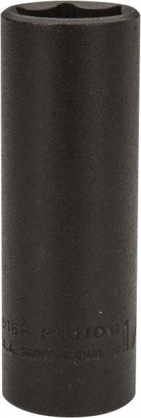 Proto - 1/4" Drive 1/2" Deep Impact Socket - 6 Points, 2" OAL - Americas Industrial Supply