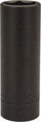 Proto - 1/4" Drive 1/2" Deep Impact Socket - 6 Points, 2" OAL - Americas Industrial Supply