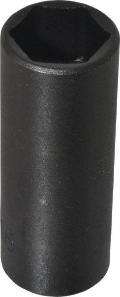 Proto - 1/4" Drive 9/16" Deep Impact Socket - 6 Points, 2" OAL - Americas Industrial Supply