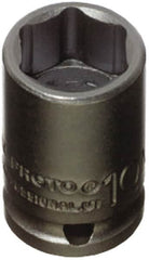 Proto - 1/4" Drive 4mm Standard Impact Socket - 6 Points, 7/8" OAL - Americas Industrial Supply