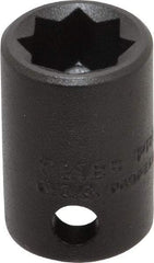 Proto - 3/8" Drive 3/8" Standard Impact Socket - 8 Points, 1" OAL - Americas Industrial Supply
