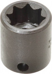 Proto - 3/8" Drive 1/2" Standard Impact Socket - 8 Points, 1-1/16" OAL - Americas Industrial Supply
