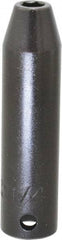 Proto - 3/8" Drive 1/4" Deep Impact Socket - 6 Points, 2-3/4" OAL - Americas Industrial Supply