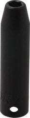Proto - 3/8" Drive 9/32" Deep Impact Socket - 6 Points, 2-3/4" OAL - Americas Industrial Supply