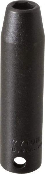 Proto - 3/8" Drive 5/16" Deep Impact Socket - 6 Points, 2-3/4" OAL - Americas Industrial Supply