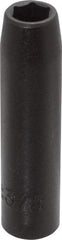 Proto - 3/8" Drive 3/8" Deep Impact Socket - 6 Points, 2-3/4" OAL - Americas Industrial Supply
