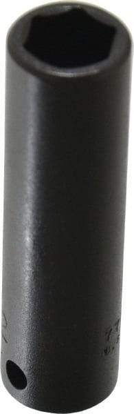 Proto - 3/8" Drive 1/2" Deep Impact Socket - 6 Points, 2-3/4" OAL - Americas Industrial Supply