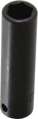 Proto - 3/8" Drive 1/2" Deep Impact Socket - 6 Points, 2-3/4" OAL - Americas Industrial Supply