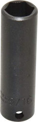Proto - 3/8" Drive 9/16" Deep Impact Socket - 6 Points, 2-3/4" OAL - Americas Industrial Supply
