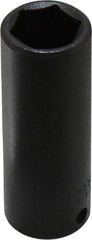 Proto - 3/8" Drive 11/16" Deep Impact Socket - 6 Points, 2-3/4" OAL - Americas Industrial Supply