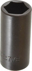 Proto - 3/8" Drive 7/8" Deep Impact Socket - 6 Points, 2-3/4" OAL - Americas Industrial Supply