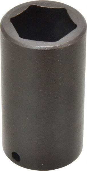 Proto - 3/8" Drive 1" Deep Impact Socket - 6 Points, 2-3/4" OAL - Americas Industrial Supply