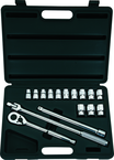 STANLEY® 1/2" Drive 16 Piece Metric Socket Set – 6 Point - Americas Industrial Supply