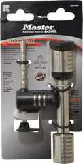 Master Lock - Keyed Different Barbell Receiver Padlock - Stainless Steel - Americas Industrial Supply