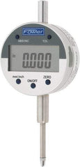Fowler - 0 to 1" Range, 0.0005" Graduation, Electronic Drop Indicator - Inch & Metric System, Digital Display - Americas Industrial Supply