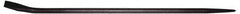 Value Collection - 36" OAL Pinch Bar - 7/8" Wide, Steel - Americas Industrial Supply