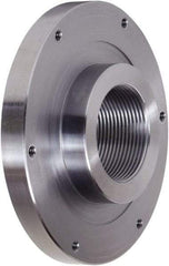 Pratt Burnerd America - Adapter Back Plate for 6" Diam Self Centering Lathe Chucks - 1-1/2 - 8 Mount, 1.81" Through Hole Diam, Steel - Americas Industrial Supply