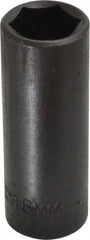 Proto - 3/8" Drive 18mm Deep Impact Socket - 6 Points, 2-47/64" OAL - Americas Industrial Supply