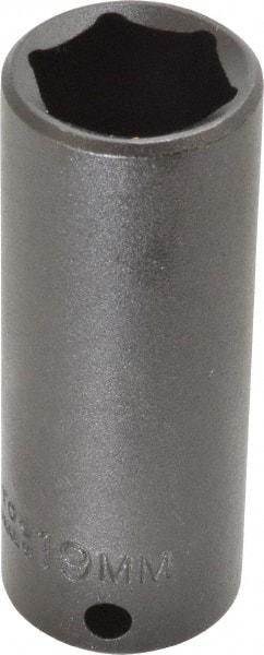 Proto - 3/8" Drive 19mm Deep Impact Socket - 6 Points, 2-47/64" OAL - Americas Industrial Supply