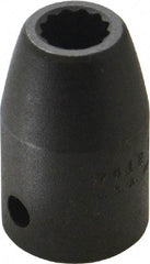 Proto - 1/2" Drive 3/8" Standard Impact Socket - 12 Points, 1-1/2" OAL - Americas Industrial Supply