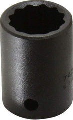 Proto - 1/2" Drive 3/4" Standard Impact Socket - 12 Points, 1-1/2" OAL - Americas Industrial Supply