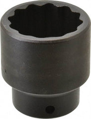 Proto - 1/2" Drive 1-1/2" Standard Impact Socket - 12 Points, 2-15/64" OAL - Americas Industrial Supply