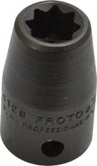 Proto - 1/2" Drive 3/8" Standard Impact Socket - 8 Points, 1-1/2" OAL - Americas Industrial Supply